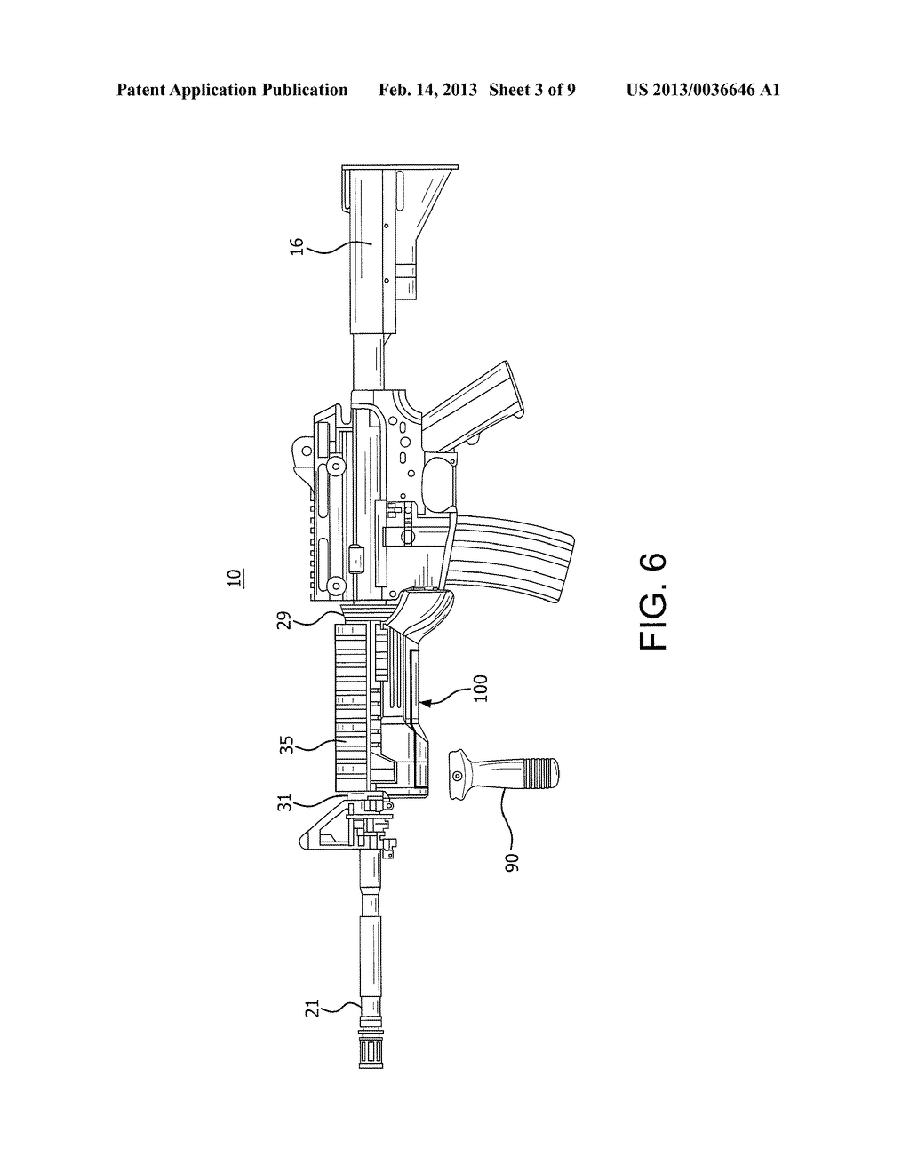 Modular Accessory System For Rifle - diagram, schematic, and image 04