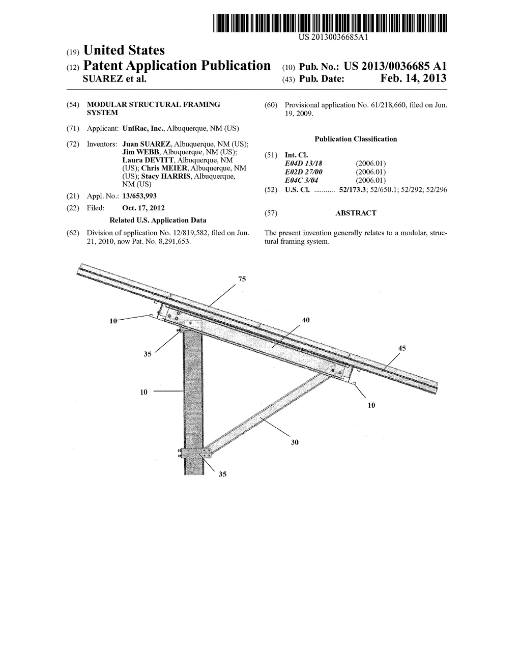 Modular Structural Framing System - diagram, schematic, and image 01