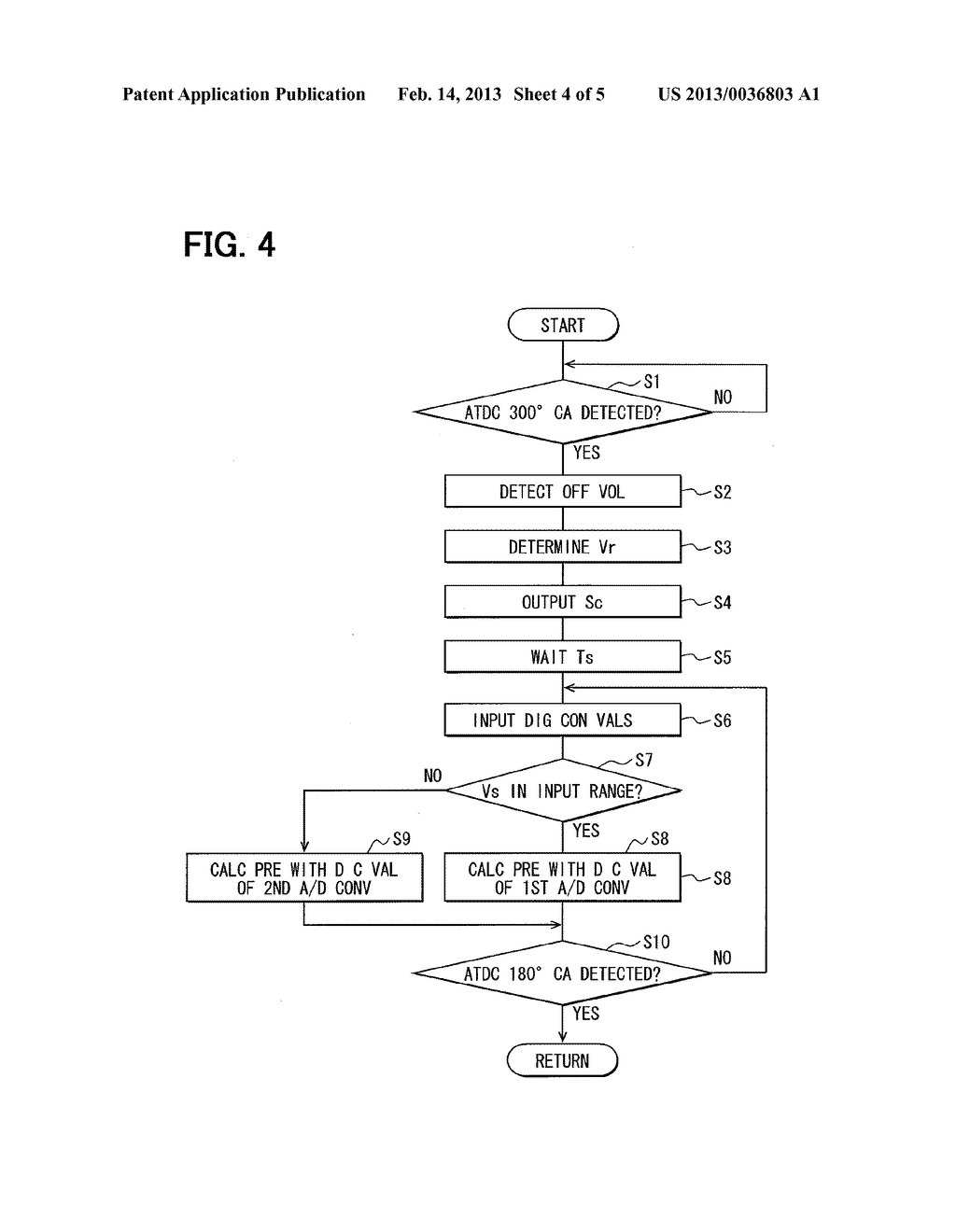 CYLINDER INNER PRESSURE DETECTOR FOR INTERNAL COMBUSTION ENGINE - diagram, schematic, and image 05