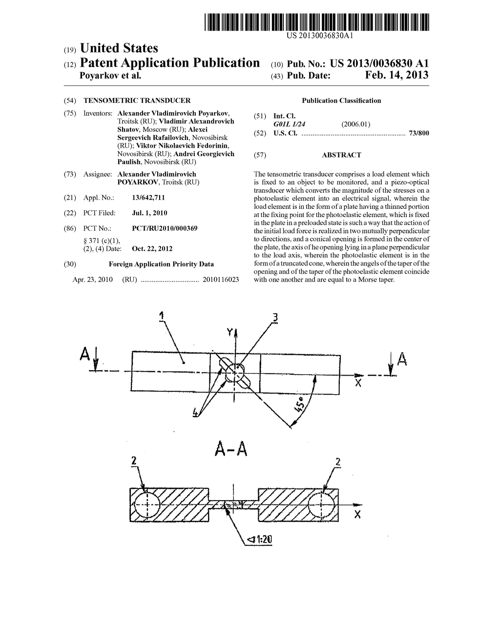 TENSOMETRIC TRANSDUCER - diagram, schematic, and image 01