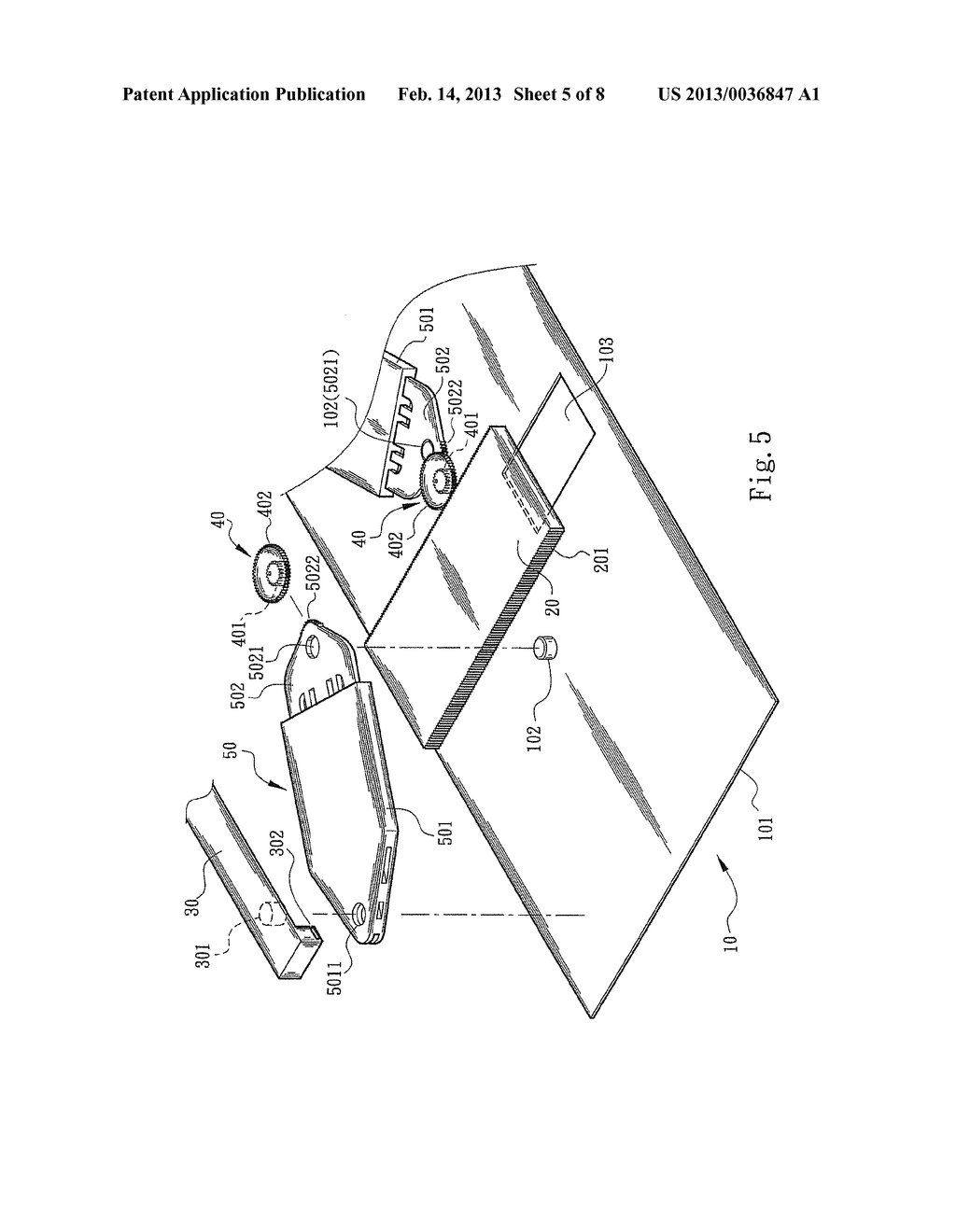 GATE-TYPE SLIDE MECHANISM - diagram, schematic, and image 06