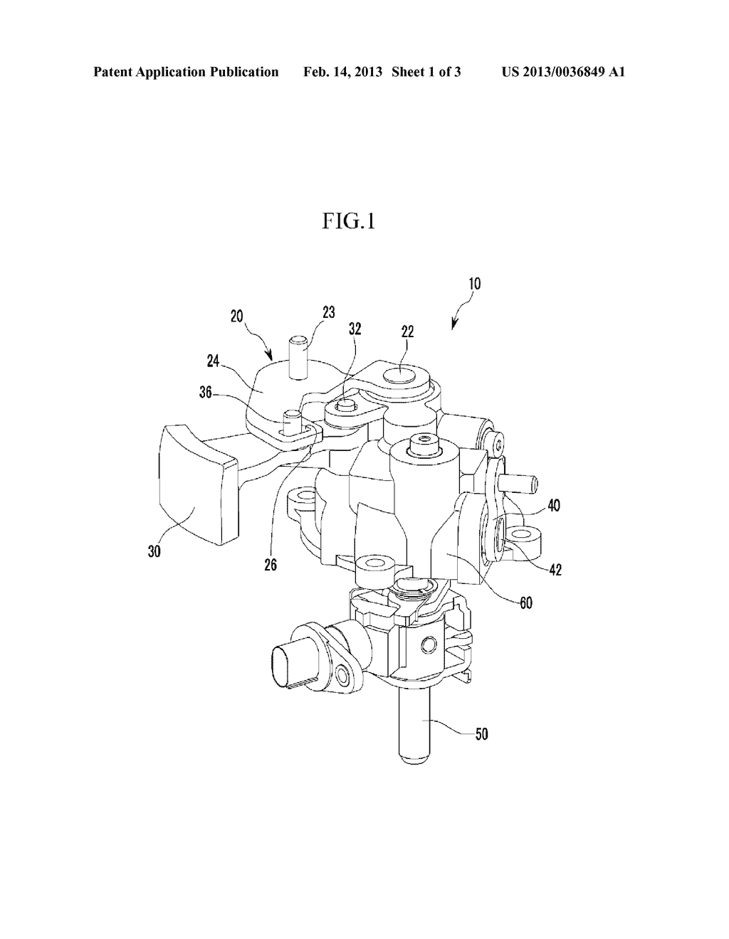 OPERATING SHIFT APPARATUS FOR TRANSMISSION - diagram, schematic, and image 02