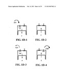 In-cylinder emission cleaning by cams with auxiliary-lobes diagram and image