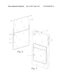 REMOVABLE, AFFIXABLE WALLET FOR A PORTABLE ELECTRONIC DEVICE diagram and image