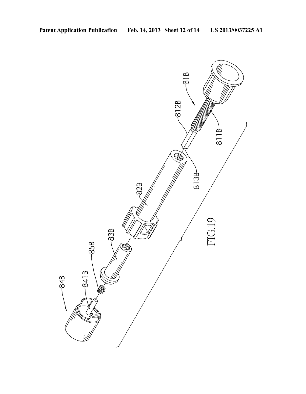 TRANSMISSION ASSEMBLY FOR A ROLLER BLIND - diagram, schematic, and image 13