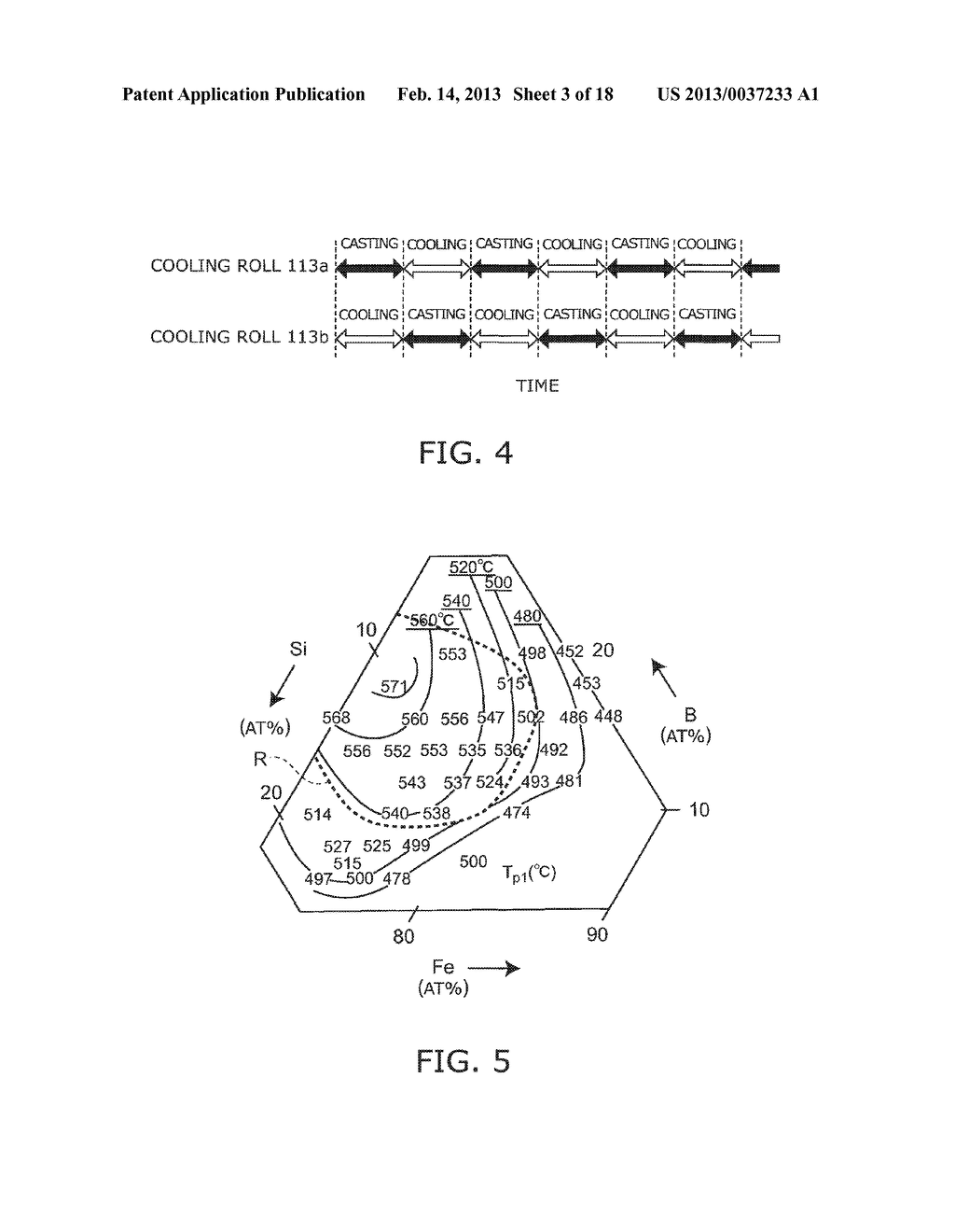 APPARATUS FOR PRODUCING AMORPHOUS ALLOY FOIL STRIP AND METHOD FOR     PRODUCING AMORPHOUS ALLOY FOIL STRIP - diagram, schematic, and image 04