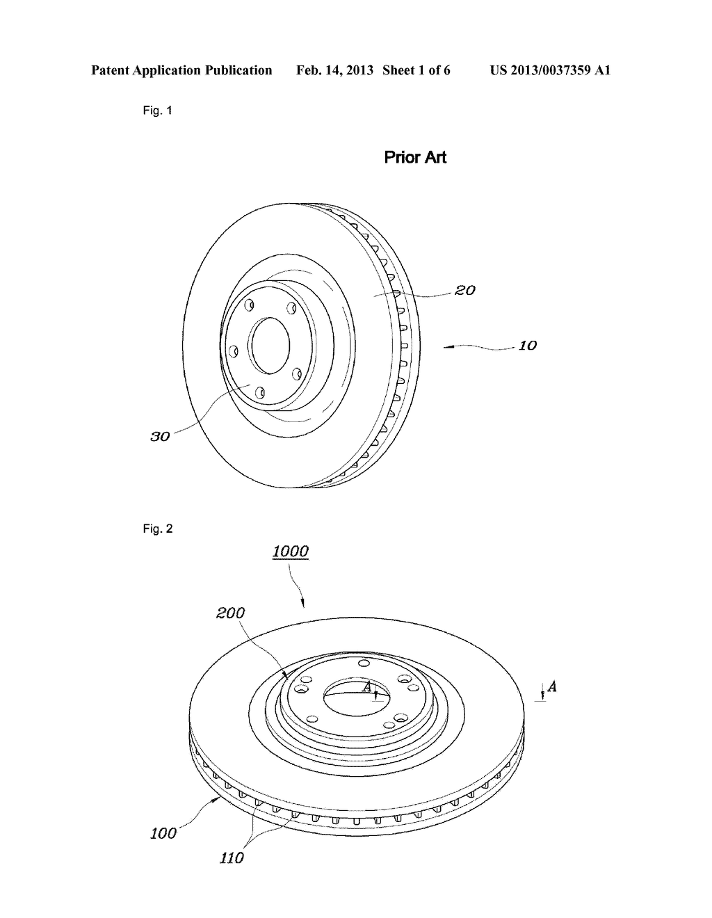 BRAKE DISC USING TWO DIFFERENT MATERIALS AND METHOD OF PRODUCING THE SAME - diagram, schematic, and image 02