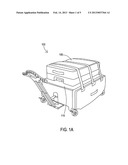 COMBINATION ROLLING CART AND SUITCASE diagram and image