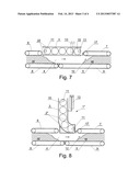 Docking station of a cleaning device, method of storing and leading-in the     cleaning device as well as the cleaning device to be used together with     the docking station diagram and image