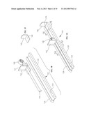 Spring driven method and apparatus for in-carton display and fronting of     merchandise items diagram and image