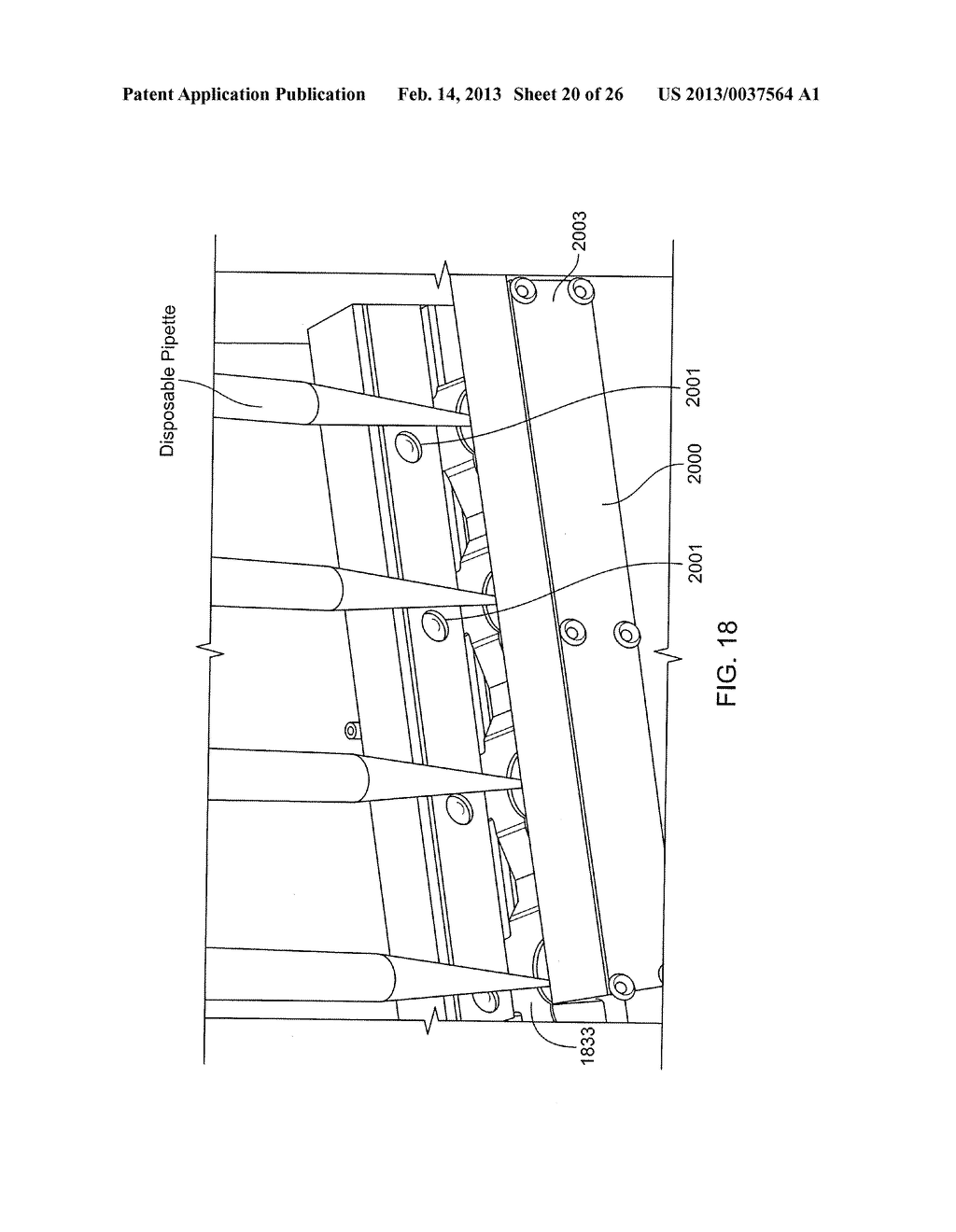 AUTOMATED PIPETTING APPARATUS HAVING A COMBINED LIQUID PUMP AND PIPETTE     HEAD SYSTEM - diagram, schematic, and image 21