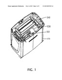 WASTE BIN LEVELING SYSTEM FOR A PAPER SHREDDER diagram and image