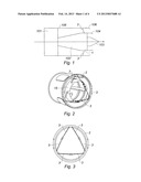 TURBOJET ENGINE FAN DUCT SUSPENSION USING CONNECTING RODS WITH ELASTOMER     BUSHING diagram and image