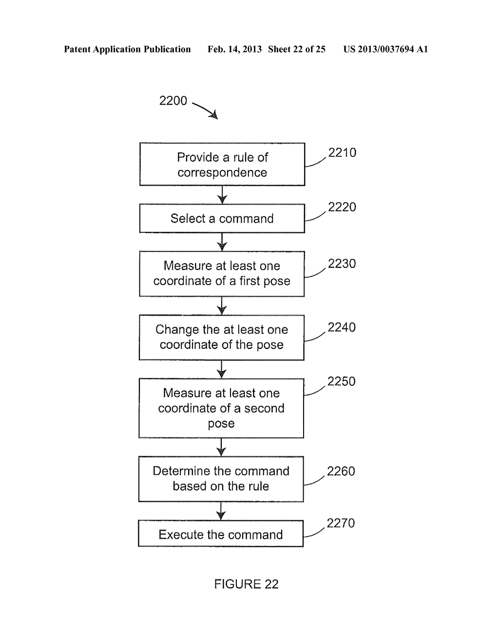 METHOD AND APPARATUS FOR USING GESTURES TO CONTROL A LASER TRACKER - diagram, schematic, and image 23