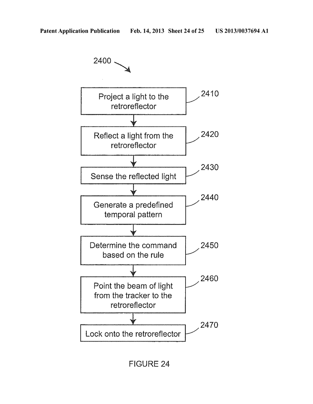 METHOD AND APPARATUS FOR USING GESTURES TO CONTROL A LASER TRACKER - diagram, schematic, and image 25