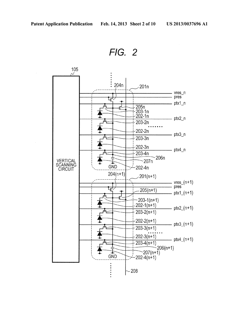 IMAGING APPARATUS AND DRIVING METHOD OF THE IMAGING APPARATUS - diagram, schematic, and image 03