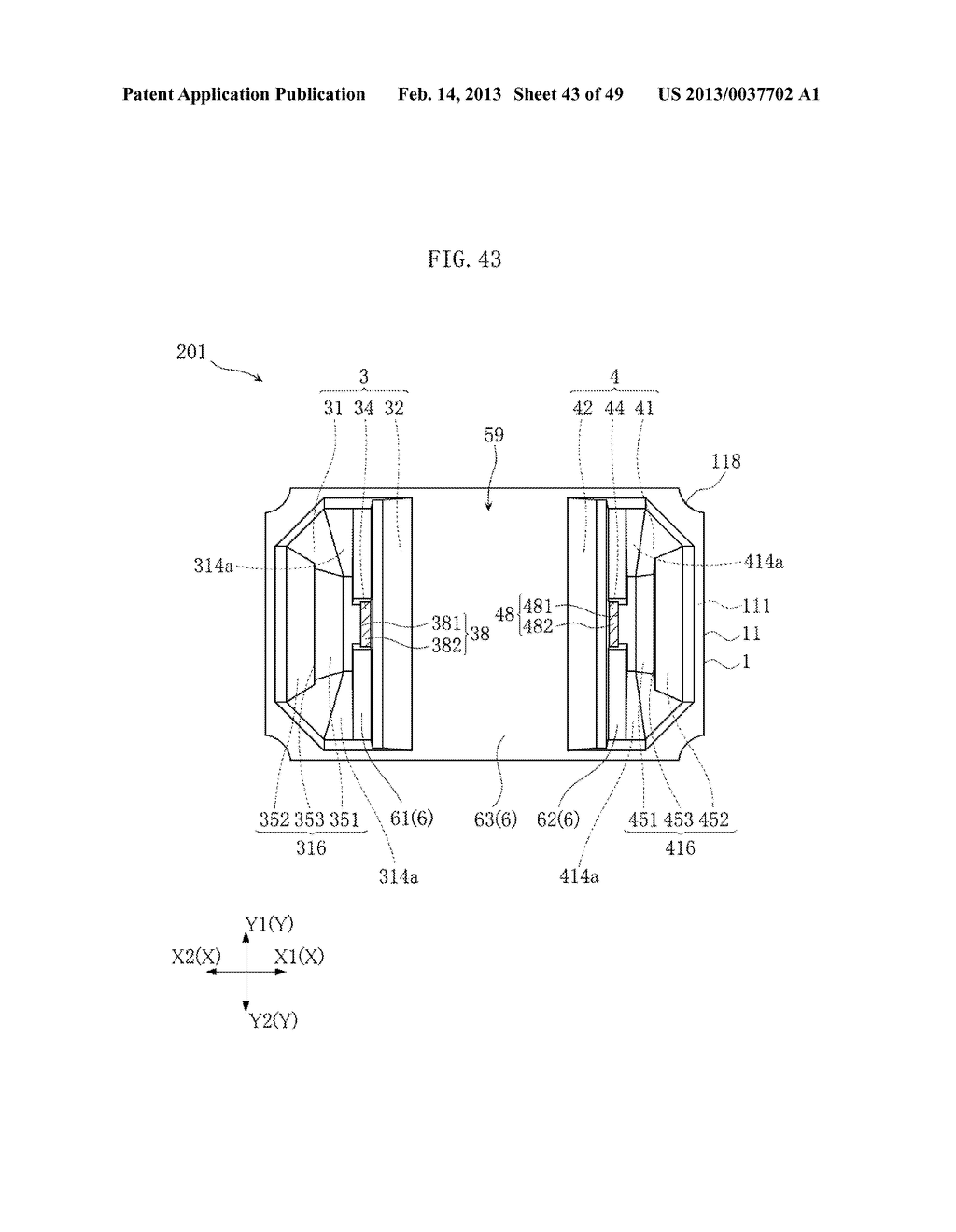 PHOTOINTERRUPTER, METHOD OF MANUFACTURING THE SAME, AND MOUNTING STRUCTURE     OF THE SAME - diagram, schematic, and image 44