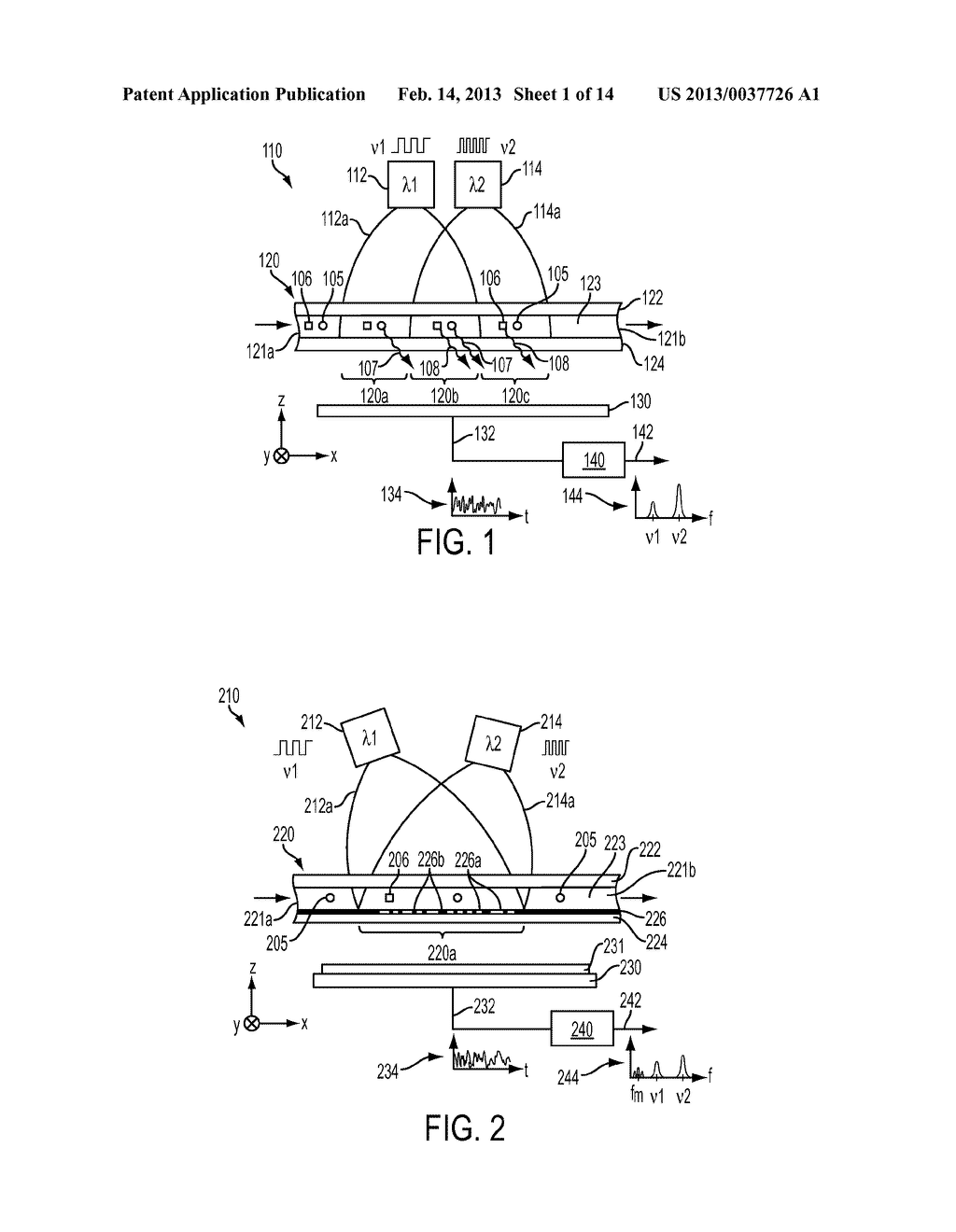 COMPACT ANALYZER WITH SPATIAL MODULATION AND MULTIPLE INTENSITY MODULATED     EXCITATION SOURCES - diagram, schematic, and image 02