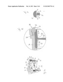 VALVE DEVICE WITH GAP SEAL INJECTION-MOULDED ONTO VALVE, METHOD AND     SEMI-FINISHED PRODUCT FOR THE PRODUCTION THEREOF diagram and image