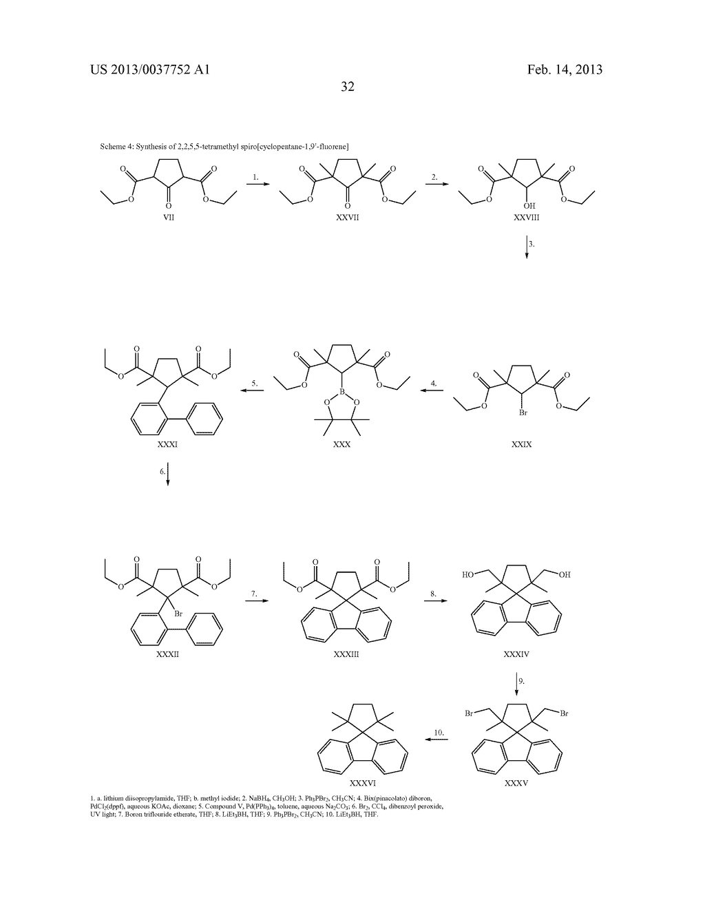 ELECTROLUMINESCENT MATERIALS COMPRISING FLUORENE DERIVATIVES - diagram, schematic, and image 35