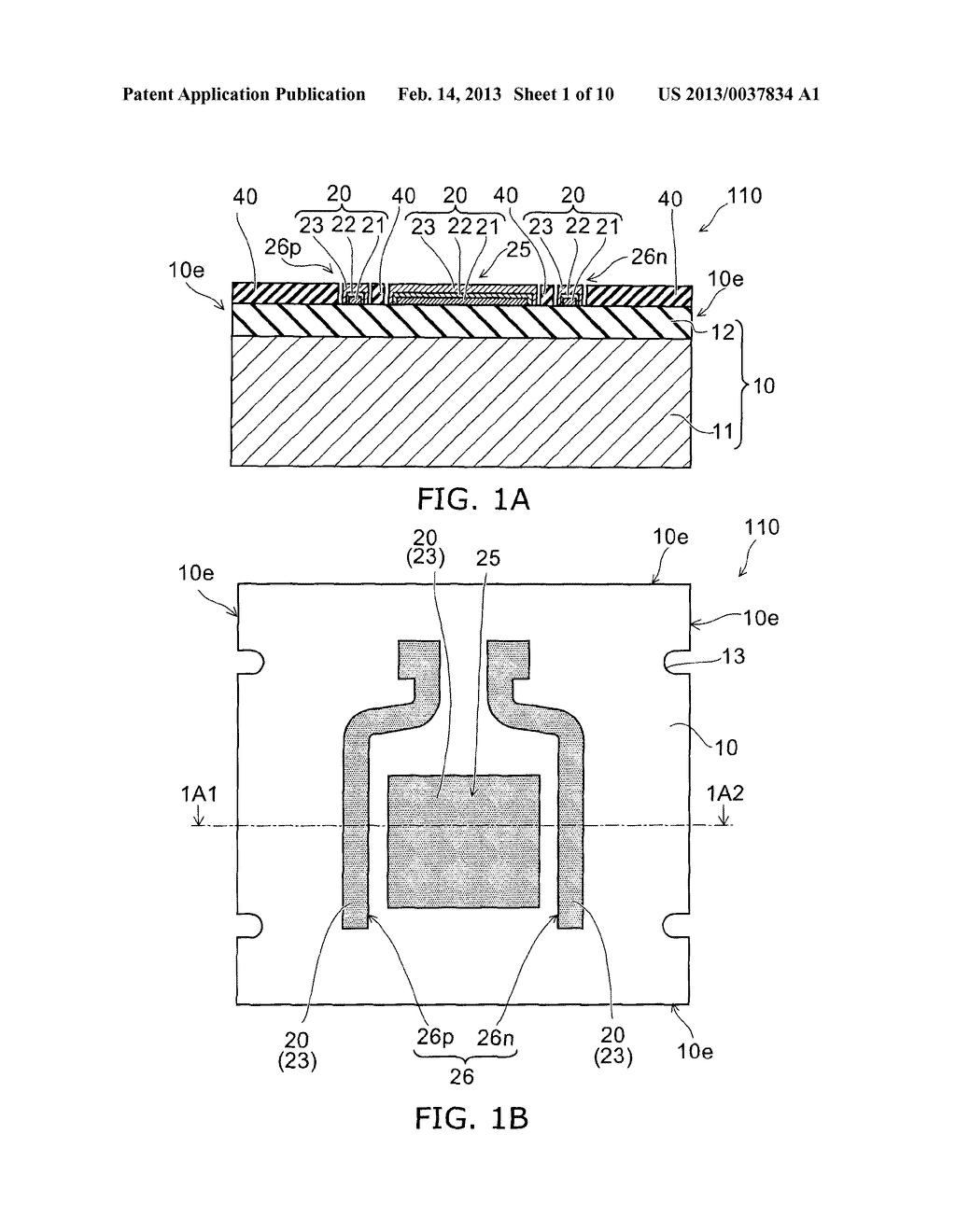 LIGHT EMITTING ELEMENT MODULE SUBSTRATE, LIGHT EMITTING ELEMENT MODULE,     AND ILLUMINATING DEVICE - diagram, schematic, and image 02