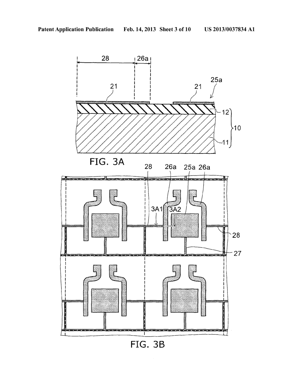 LIGHT EMITTING ELEMENT MODULE SUBSTRATE, LIGHT EMITTING ELEMENT MODULE,     AND ILLUMINATING DEVICE - diagram, schematic, and image 04