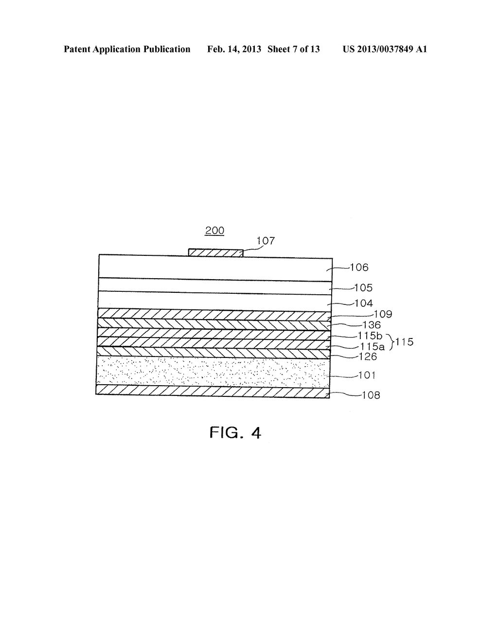 VERTICAL STRUCTURE LED DEVICE AND METHOD OF MANUFACTURING THE SAME - diagram, schematic, and image 08