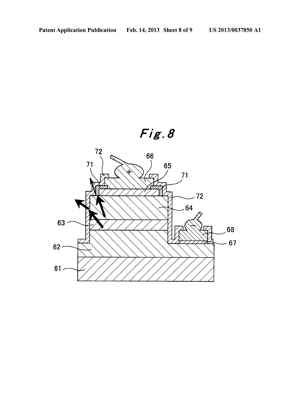 SEMICONDUCTOR LIGHT-EMITTING ELEMENT, PROTECTIVE FILM OF SEMICONDUCTOR     LIGHT-EMITTING ELEMENT, AND METHOD FOR FABRICATING SAME - diagram, schematic, and image 09