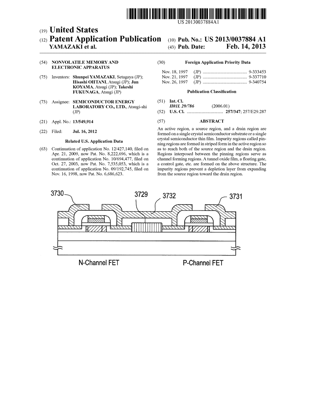 NONVOLATILE MEMORY AND ELECTRONIC APPARATUS - diagram, schematic, and image 01