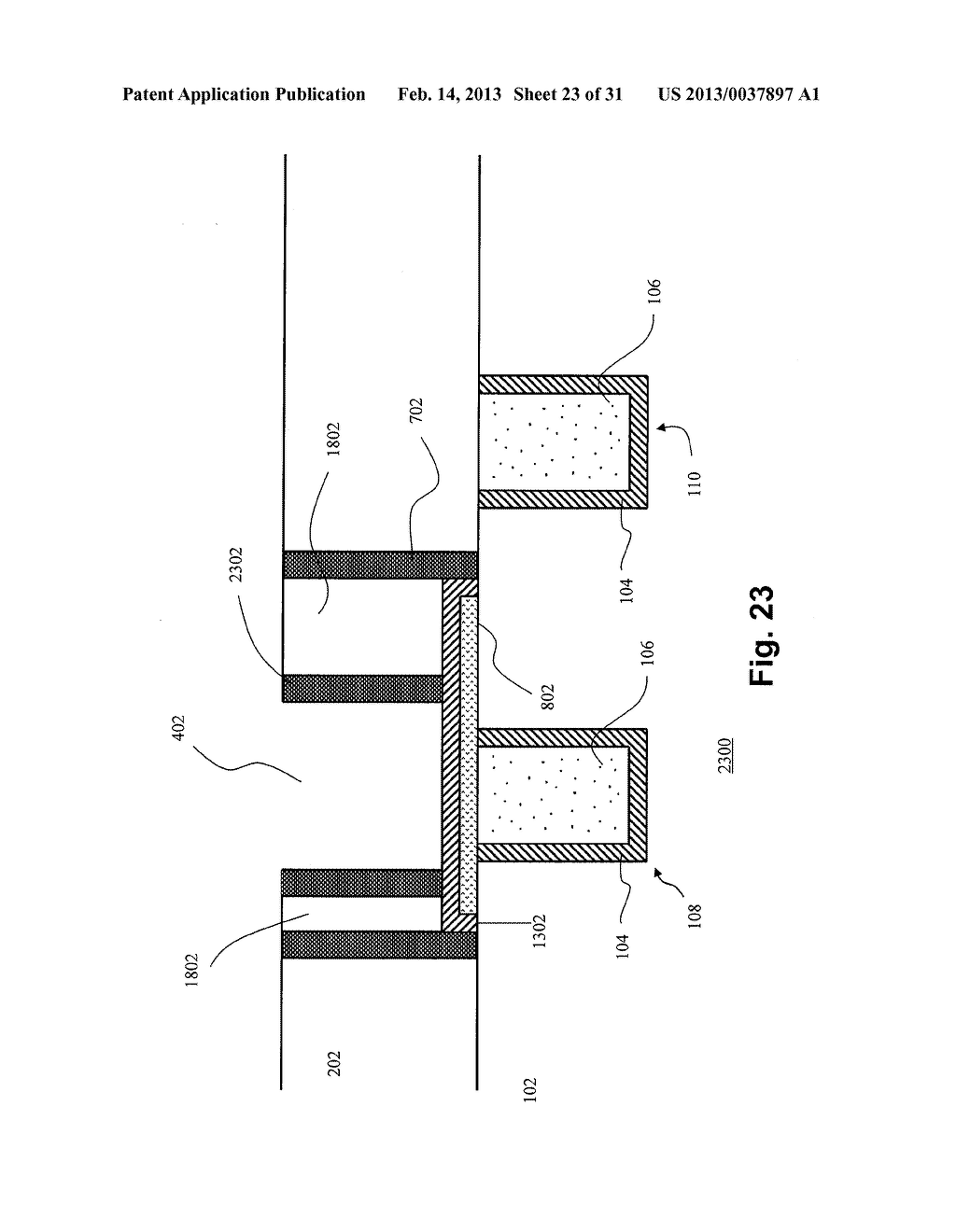 METHOD FOR FABRICATING A DAMASCENE SELF-ALIGNED FERROELECTRIC RANDOM     ACCESS MEMORY (F-RAM) DEVICE STRUCTURE EMPLOYING REDUCED PROCESSING STEPS - diagram, schematic, and image 24