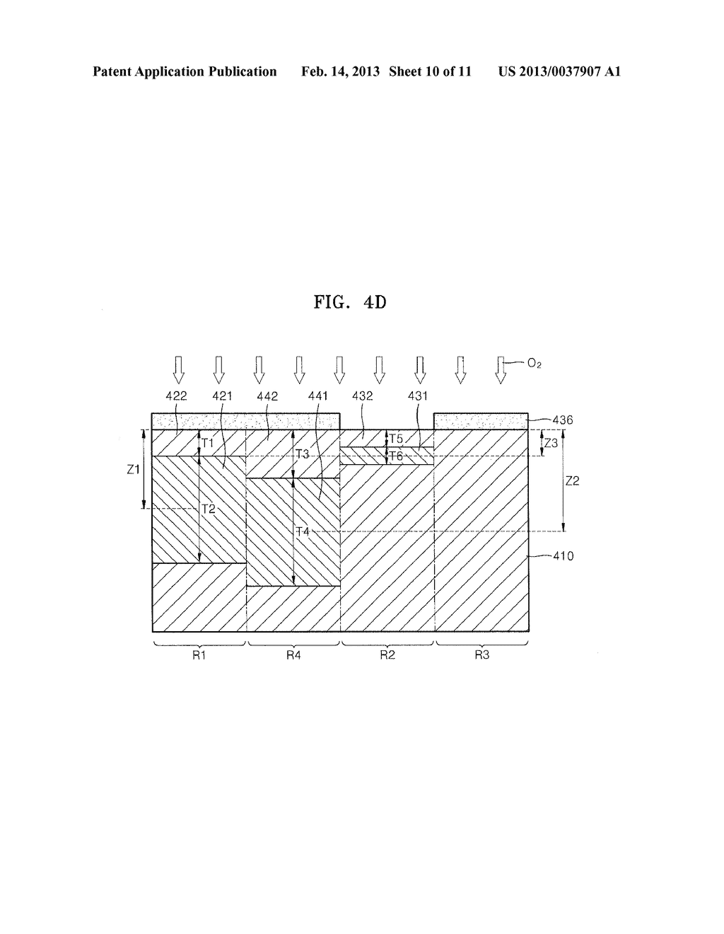 OPTOELECTRONIC INTEGRATED CIRCUIT SUBSTRATE AND METHOD OF FABRICATING THE     SAME - diagram, schematic, and image 11