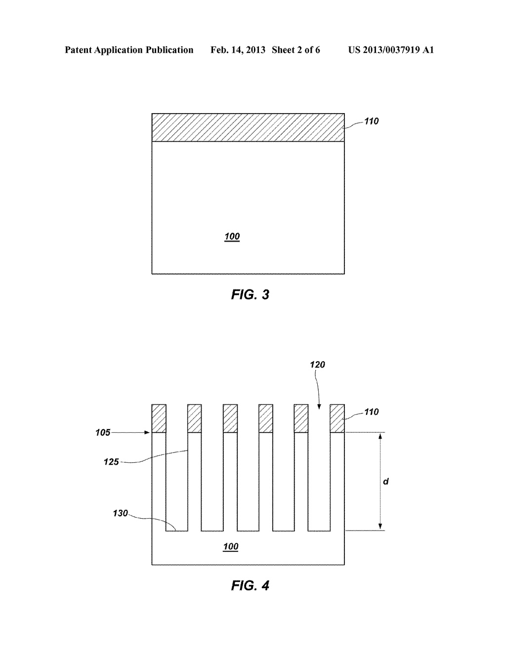 METHODS OF FORMING TRENCHES IN SILICON AND A SEMICONDUCTOR DEVICE     INCLUDING SAME - diagram, schematic, and image 03