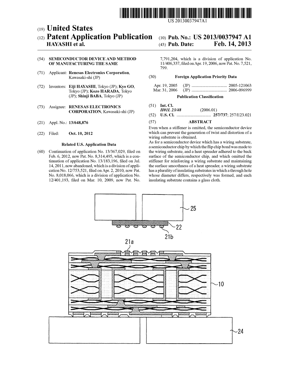 SEMICONDUCTOR DEVICE AND METHOD OF MANUFACTURING THE SAME - diagram, schematic, and image 01