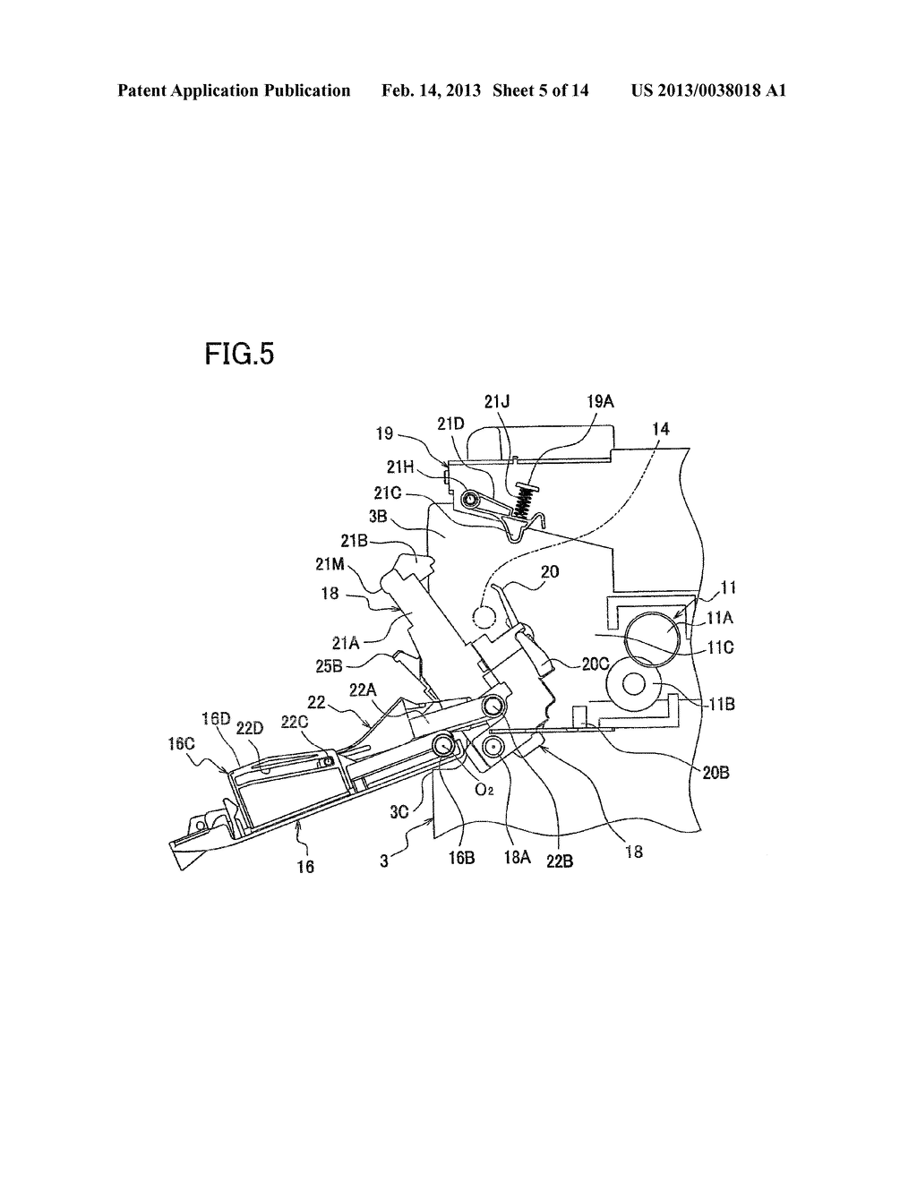 IMAGE FORMING DEVICE INCLUDING OUTER COVER AND JAM COVER LINKED TO THE     OUTER COVER - diagram, schematic, and image 06