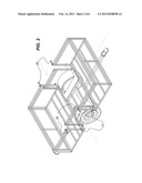 Collapsible hitched trailer diagram and image