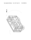 Collapsible hitched trailer diagram and image