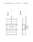 Collapsible hitched trailer diagram and image