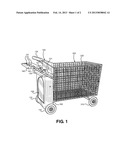 Portable Shopping Cart With Collapsible Basket and Seating for Multiple     Children diagram and image