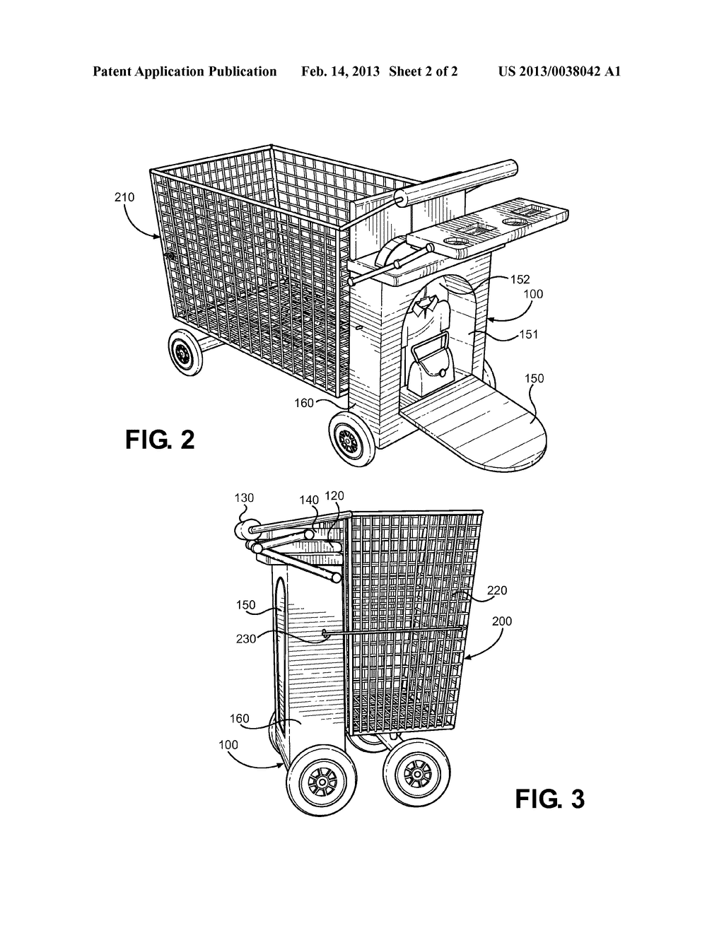 Portable Shopping Cart With Collapsible Basket and Seating for Multiple     Children - diagram, schematic, and image 03