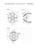 STRAP RETENTION DEVICE AND AIRBAG DEVICE diagram and image