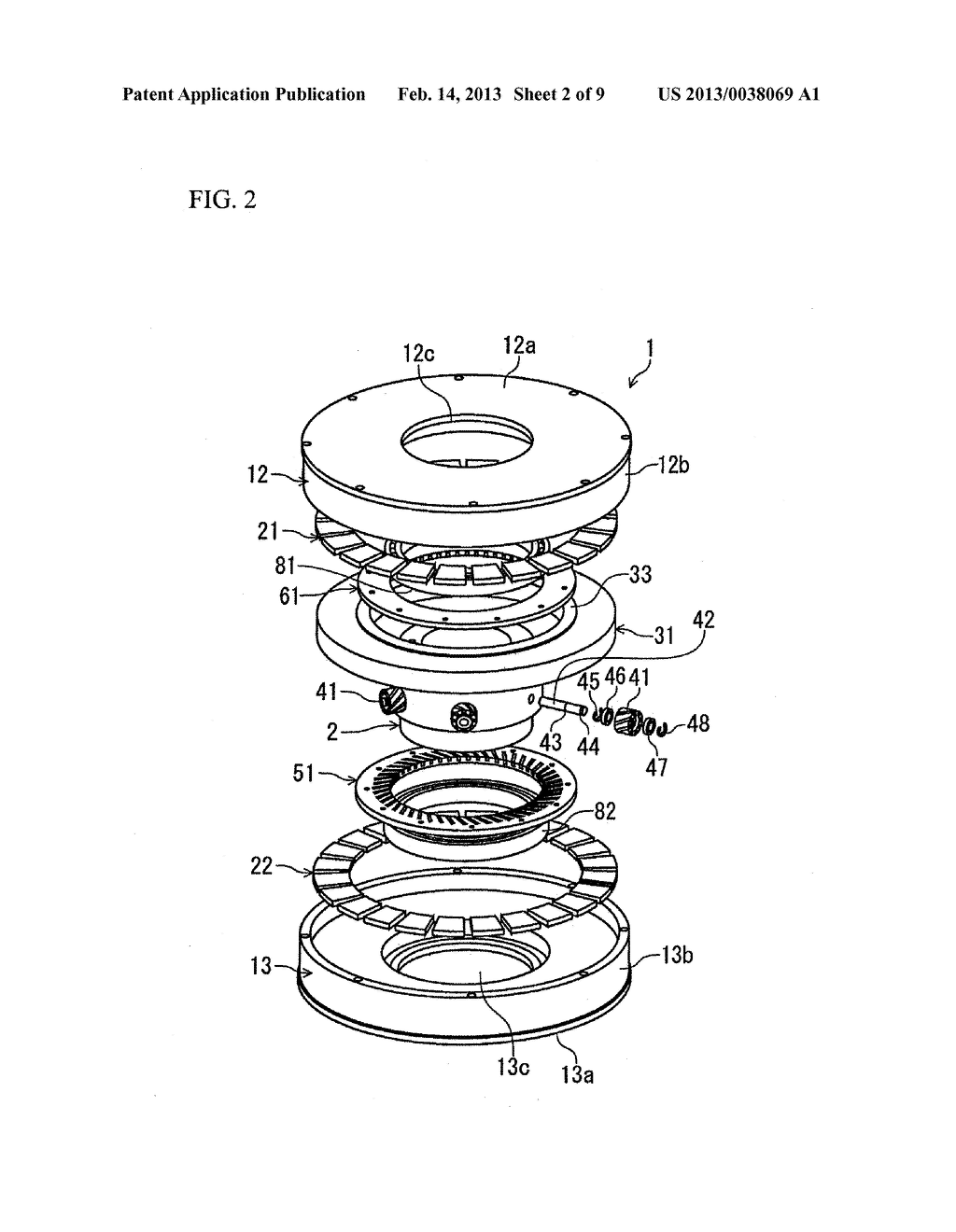 DISK-SHAPED COAXIAL INVERSION GENERATOR AND WIND DRIVEN GENERATING     EQUIPMENT INCLUDING THE SAME - diagram, schematic, and image 03