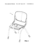 FLEXIBLE BACK SUPPORT MEMBER WITH INTEGRATED RECLINE STOP NOTCHES diagram and image