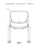 FLEXIBLE BACK SUPPORT MEMBER WITH INTEGRATED RECLINE STOP NOTCHES diagram and image