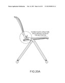 FLEXIBLE BACK SUPPORT MEMBER WITH INTEGRATED RECLINE STOP NOTCHES diagram and image