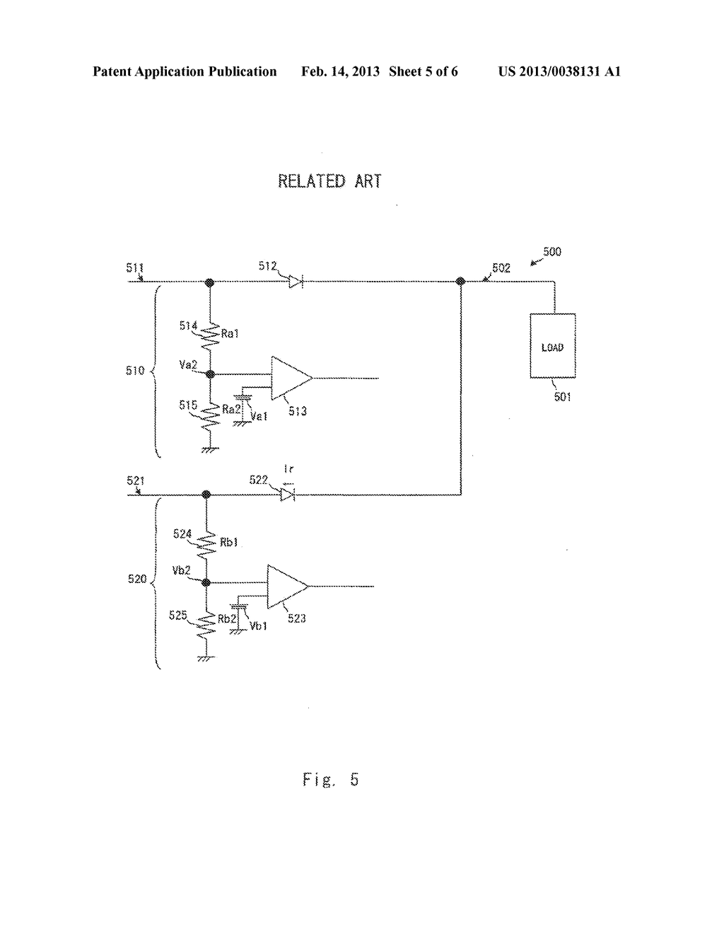 SEMICONDUCTOR DEVICE TO SELECT A POWER SUPPLY - diagram, schematic, and image 06