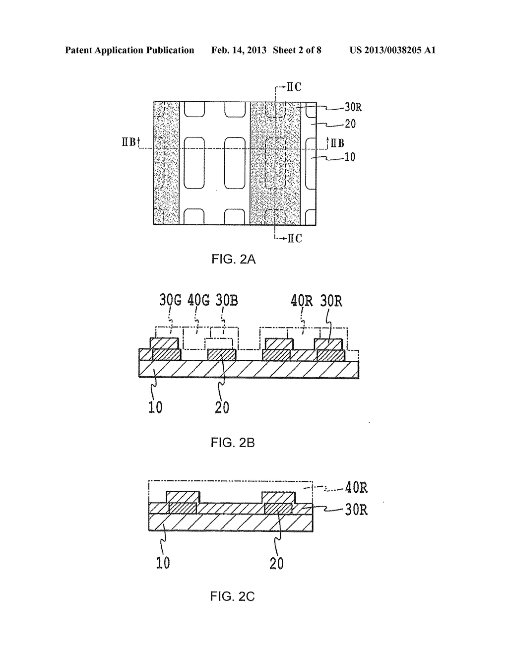 COLOR CONVERSION FILTER AND MANUFACTURING METHOD OF THE ORGANIC EL DISPLAY - diagram, schematic, and image 03