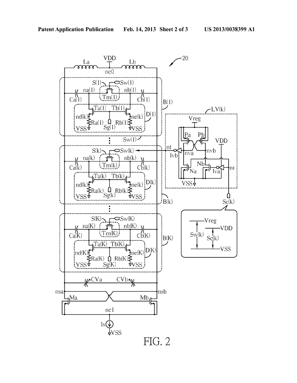 OSCILLATION CIRCUIT AND ASSOCIATED METHOD - diagram, schematic, and image 03