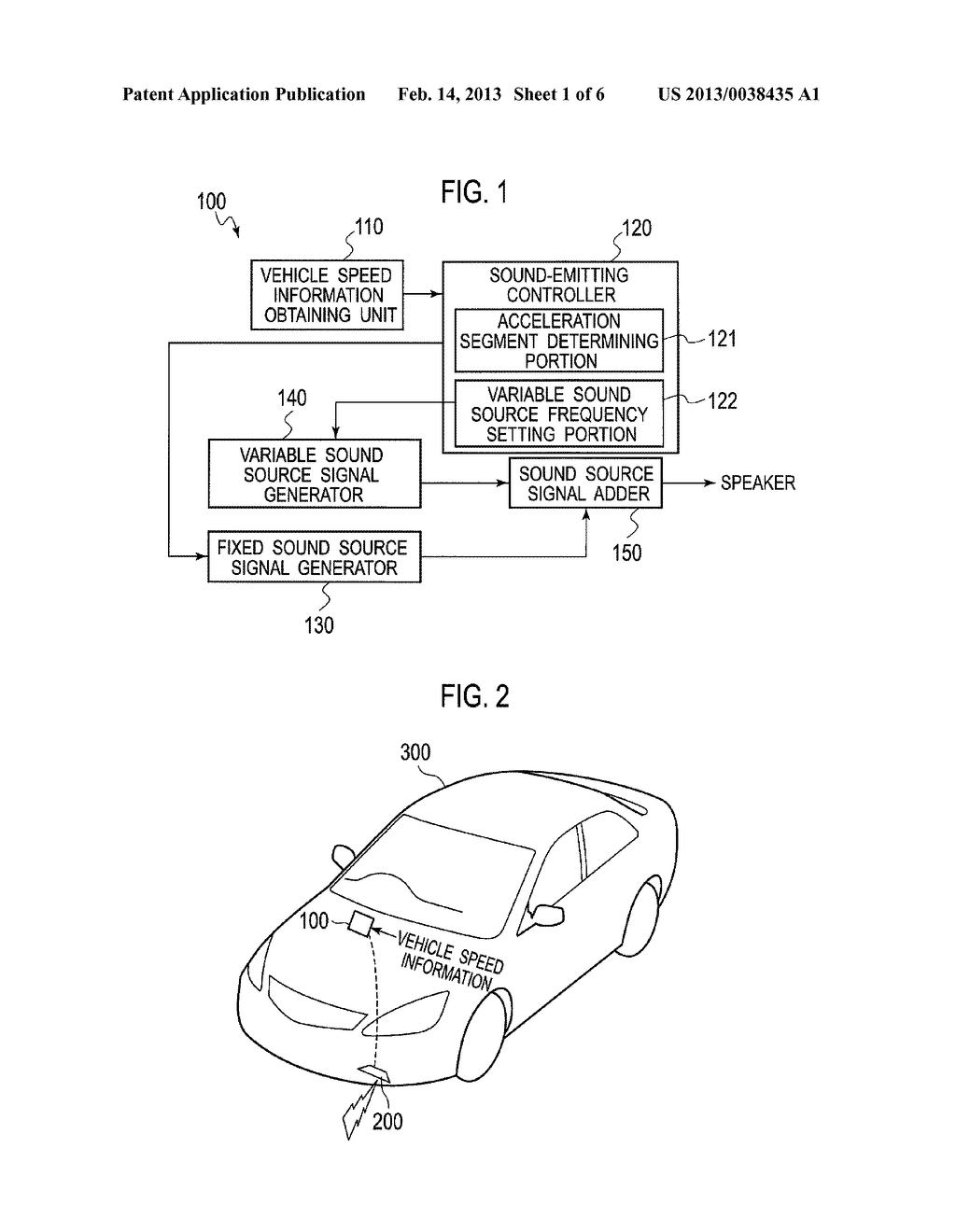 VEHICLE RUNNING WARNING DEVICE - diagram, schematic, and image 02