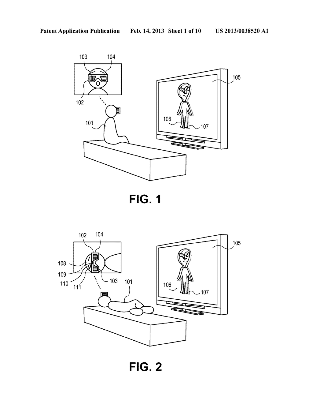 AUTOMATIC SHUTDOWN OF 3D BASED ON GLASSES ORIENTATION - diagram, schematic, and image 02