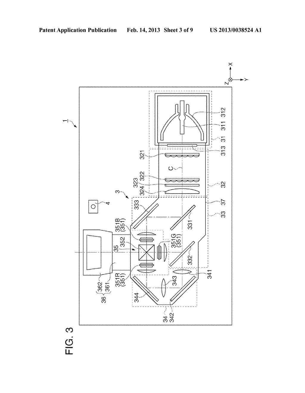 IMAGE PICKUP DEVICE AND PROJECTOR - diagram, schematic, and image 04